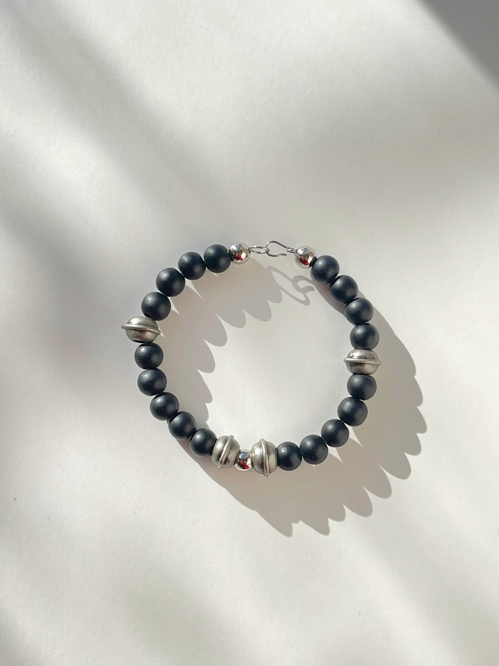 Noir Argent Bracelet