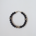 Noir Argent Bracelet