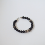 Noir Argent Bracelet