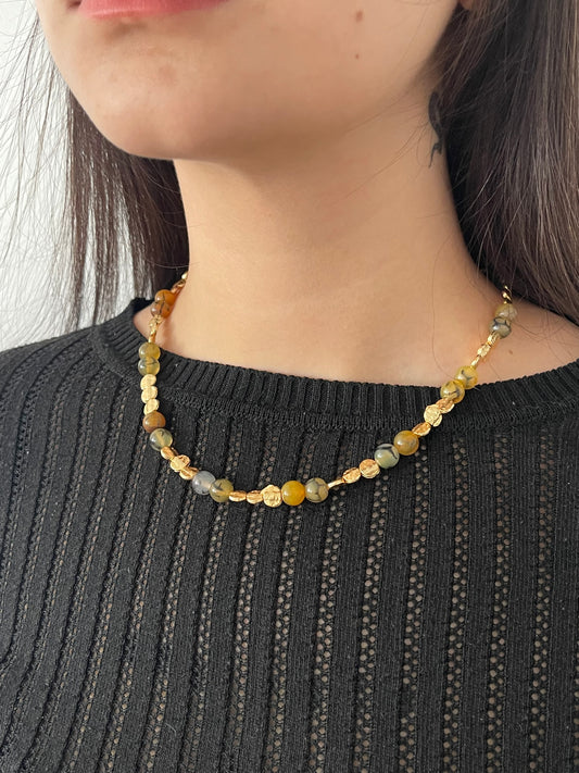 Saffron Necklace